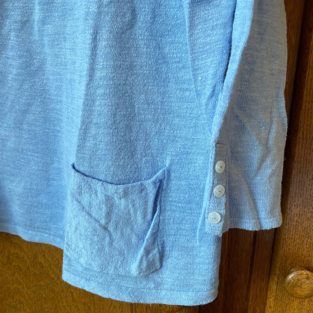 JJill crewneck linen cotton sweater size small